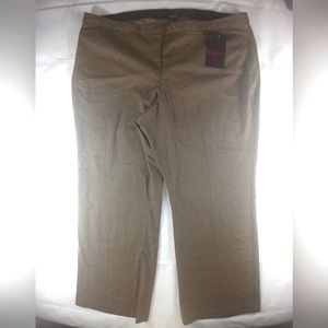 Lane Bryant Classic Trouser dress Pants wideleg tight tummy women's Size 28